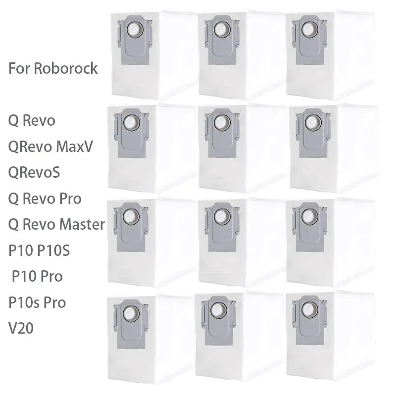 For Qrevo Curv, Saros 10R, Revo Pro Robot Vacuum Cleaner: Daily Consumables - Dust Bags