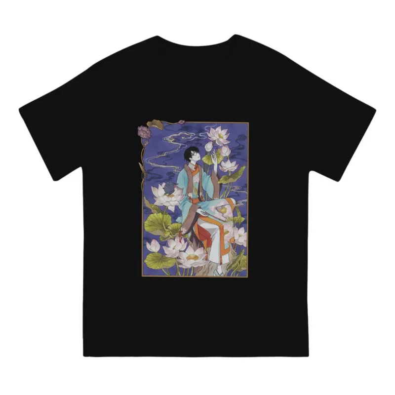 HOLiC Ichihara Yuko Creative TShirt for Men Watanuki And Mokona Round Neck Basic T Shirt Distinctive Gift Clothes Streetwear