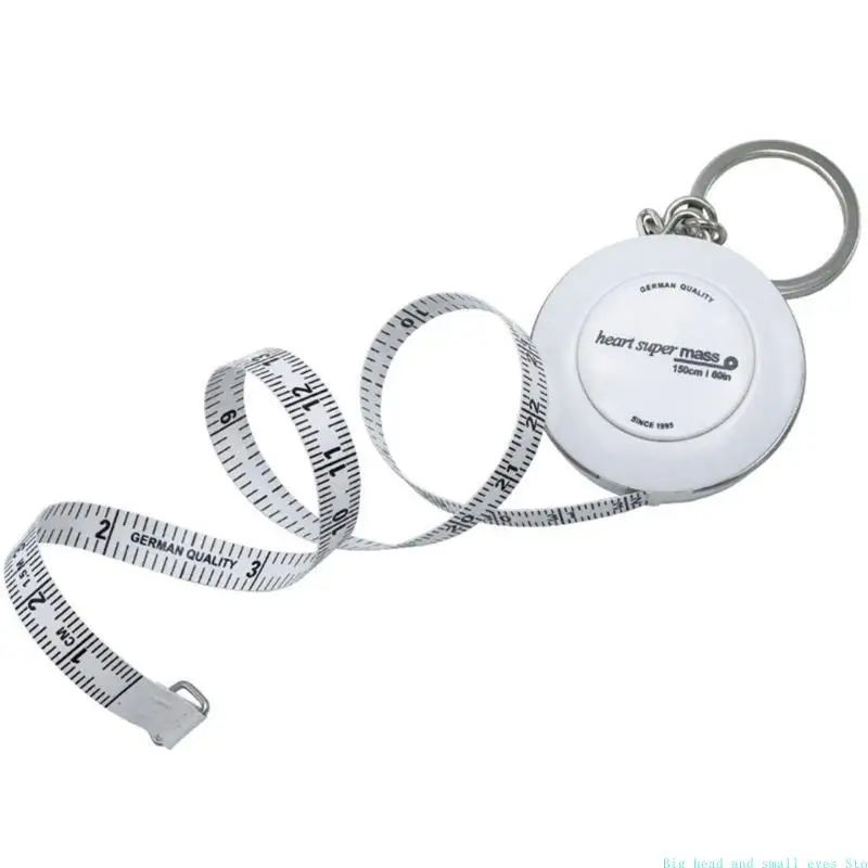 581C 150cm 60inch Double Side Measuring Tape Auto Retractable Flexible Measuring Tape