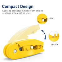 A84X-4-In-1 RJ45 Network Cable Tool With Cutting,Stripping,Untangling, And Straightening Functions Applies To STP/UTP Cable