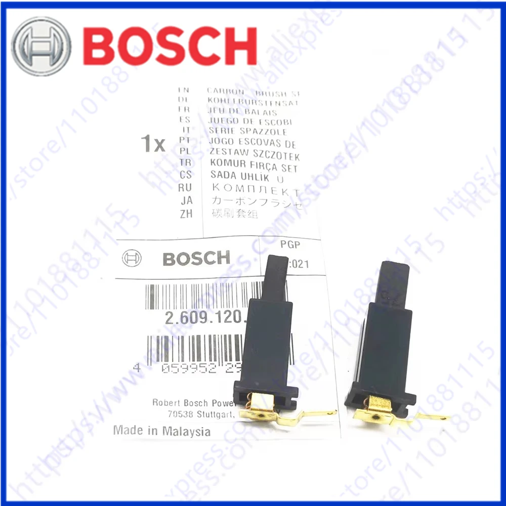 Carbon Brush Set for BOSCH GSS140A GSS140-1 GEX125-1A ROS10 GEX125-1AE ROS20VS GSS20-40 2609120199 Power Tool Accessories PART