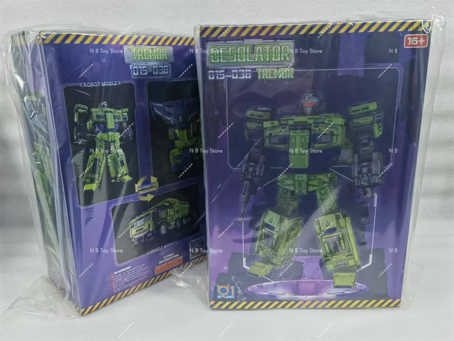 Trasformazione 01studio 01S 03B Robot Devastator di action figure trembling a lungo raggio