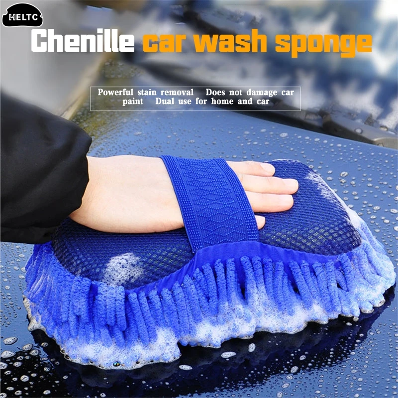 Car Wash Microfiber Car Washer Sponge Cleaning Car Care Detailing Brushes Washing Towel Auto Gloves Styling Accessories