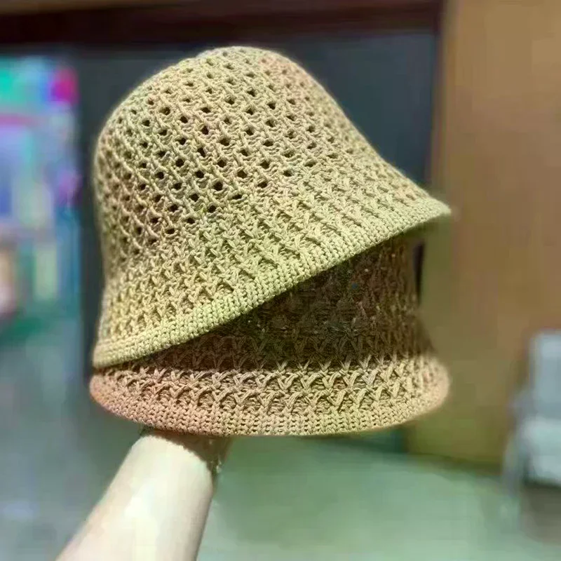/HTF/Sun Hat Wide Brim Floppy Summer Hats For Women Beach Panama Straw Dome Weave Bucket Hat Femme Shade Hat Women Hats Girls