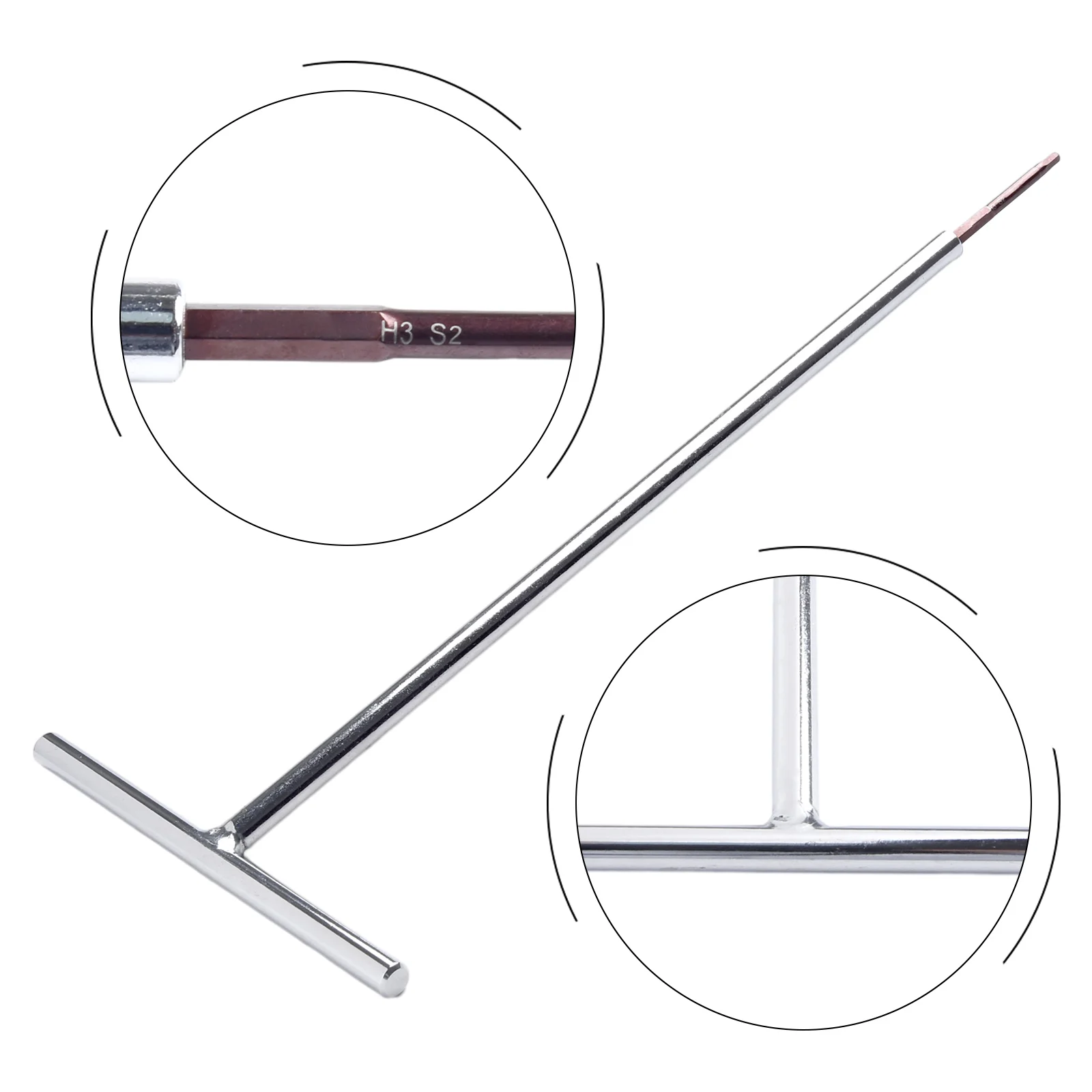 

Hand Repair Tool Key Wrench Hex Wrench Wear-resistant Alloy Steel Easy To Read High Hardness Non-manual Welding