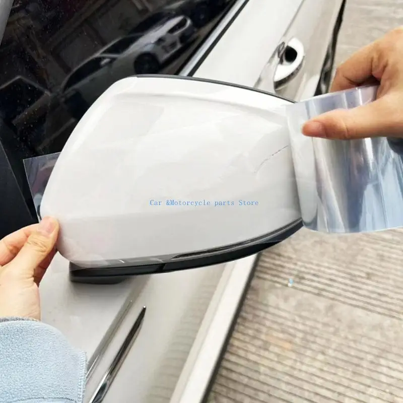 Y9UC Hoge Transparantie Autolak Beschermende Wrap Film Schild tegen Krassen Gemakkelijk te installeren Waterdicht Geschikt voor