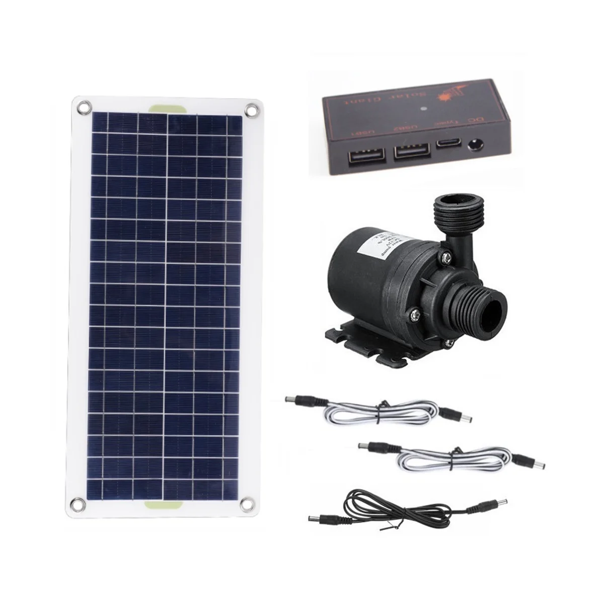 

Солнечный водяной насос, 50 Вт, 800 л/ч, 12 В постоянного тока, низкий уровень шума, для семейного сада