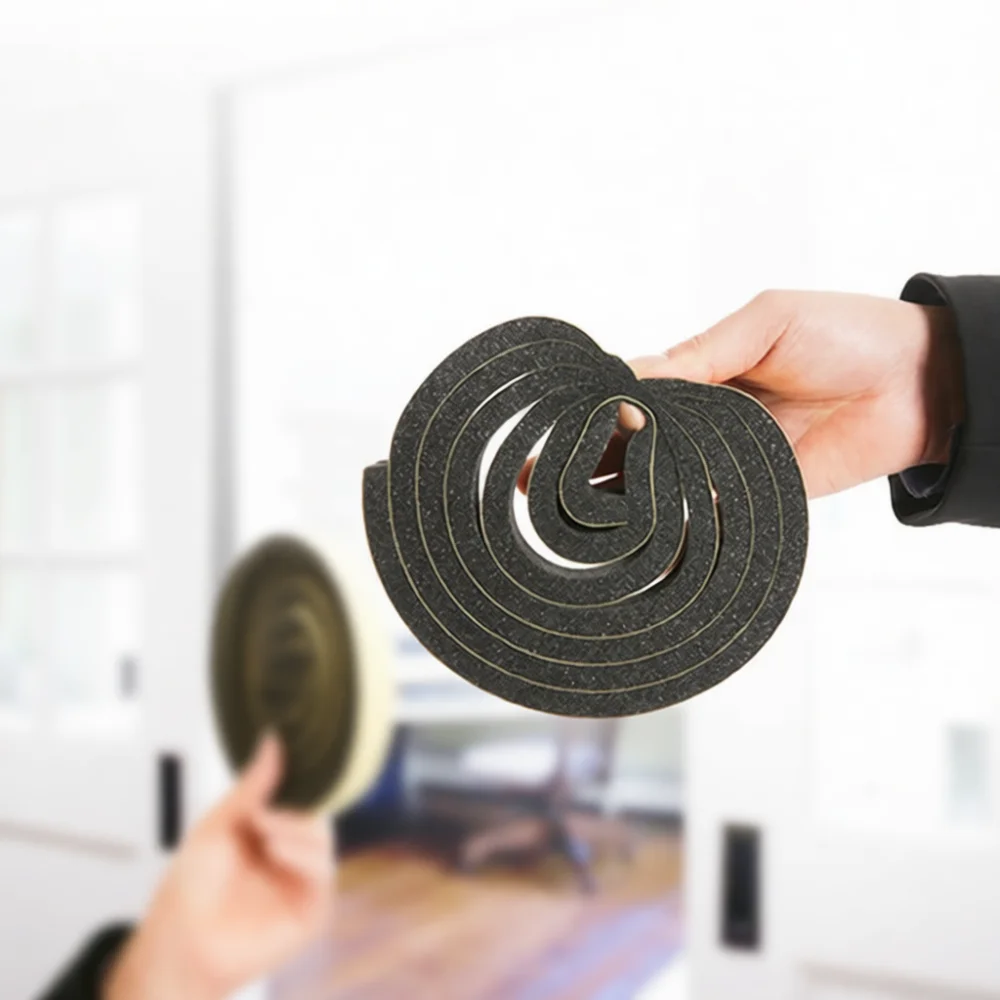 Flame Retardant Polyurethane Sealing Tape Adhesive Weatherstrip For Electronic Equipment Shockproof Vibration Dampening