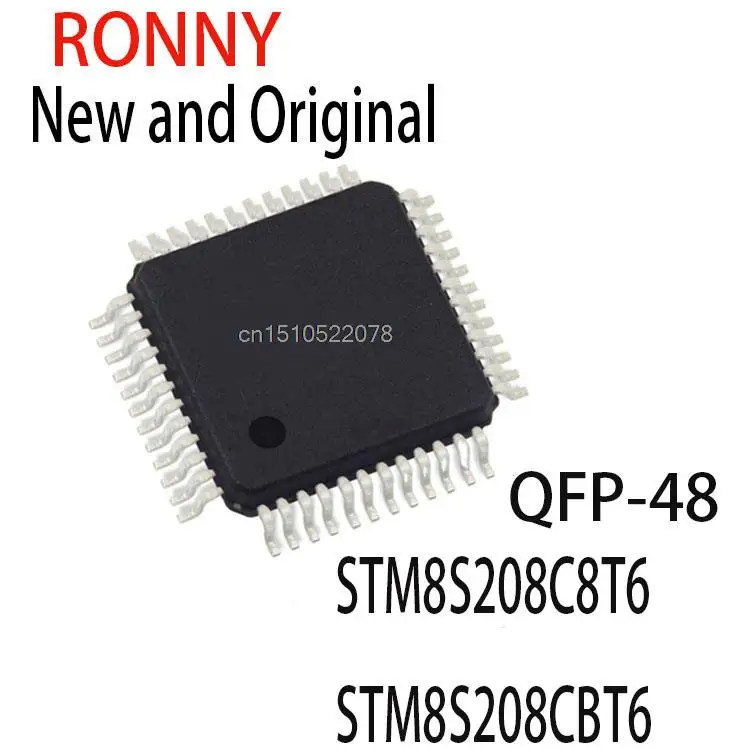 

5PCS New and Original STM8S208 C8T6 STM8S208 CBT6 QFP-48 STM8S208C8T6 STM8S208CBT6