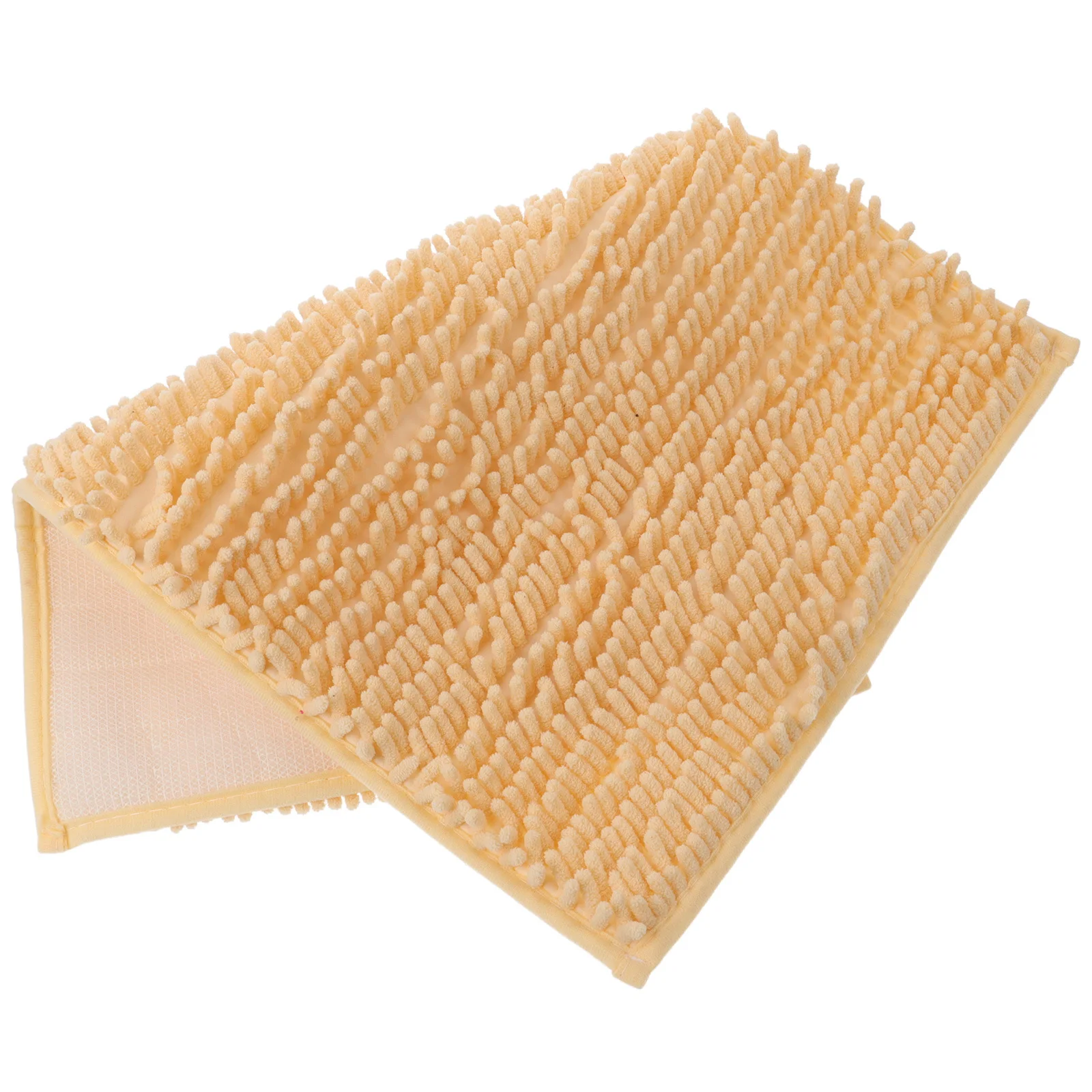 

Chenille Area Rug Simple Solid Color Indoor Non-Skid Floor Mat Living Room Bedroom Entryway Front Door Mat Indoor Rug