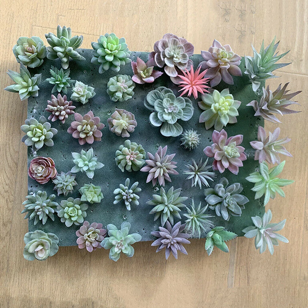 

Garden Decor Artificial Succulent Decoration Fake Miniature Mixed Multiple Styles Plastic Potted Plants Office