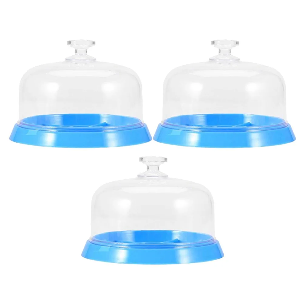 

3Pcs Plastic Watch Movement Holder with Protective Cover for Watchmaker Kit Repair Tools Compact Storage Tray Watch Dial Case