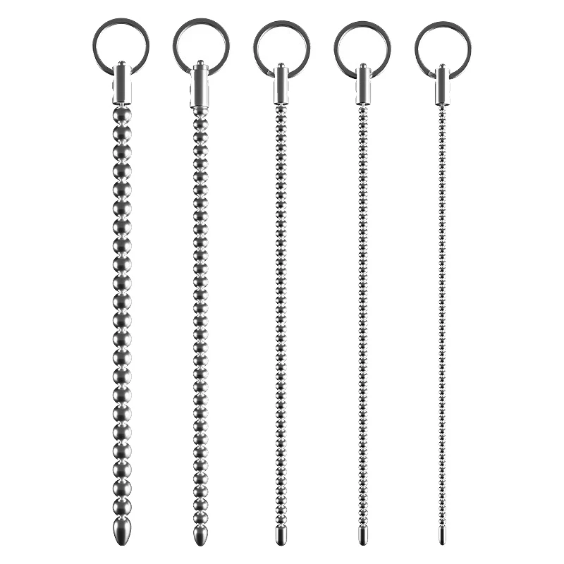 Stainless Steel Urethral Beads Sounding Massager Insert Catheter Penis Plug Urethra Dilator Male Gay Stimulator Sex Toys for Men