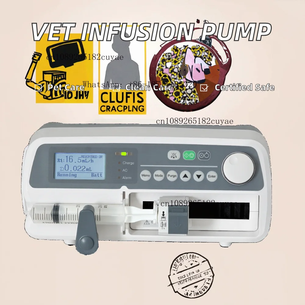 CE certified veterinary infusion pump for Cat Animal Care