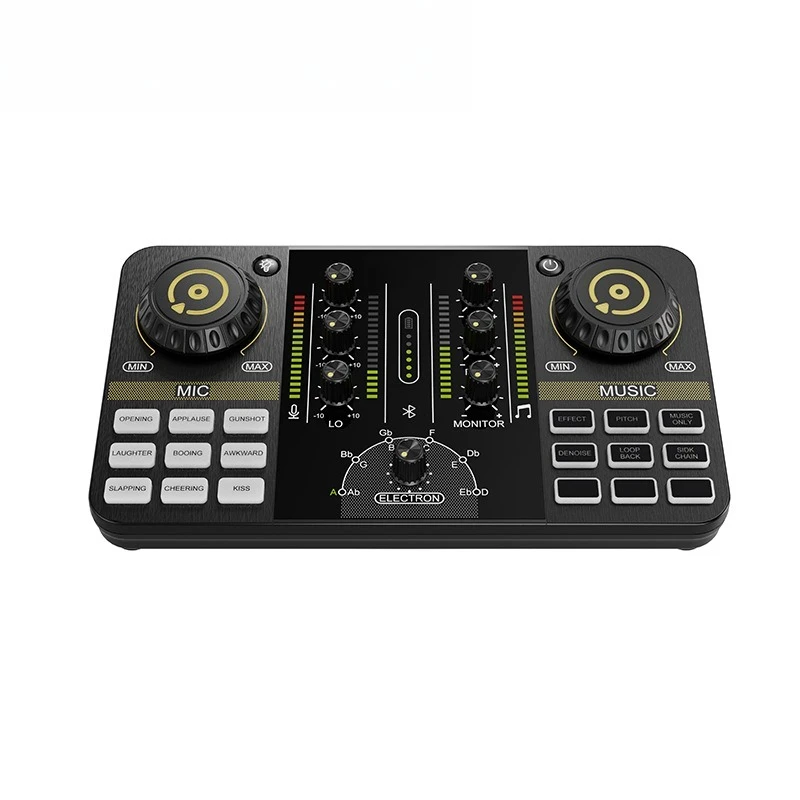 

Microphone sound card microphone audio singing set external recording earphone monitor