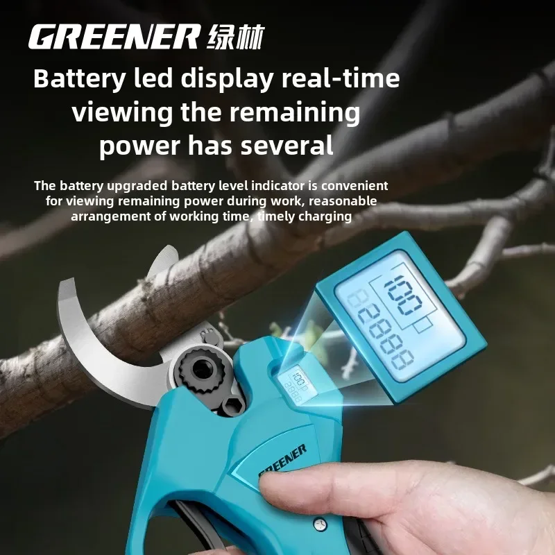 Charging Electric Pruning Shears Powerful Lithium Battery Tree Branch Cutter