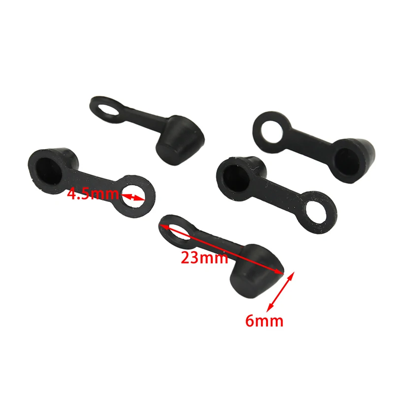 10Set Brake Upper Lower Pump Caliper Shock Absorber Sleeve Rubber Disc Brake Pump Waterproof Cap Dust Cover