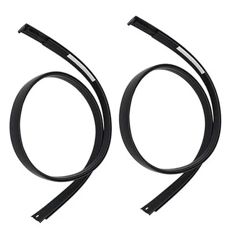 Center Drainage Channel Roof Drip Side Finish Sealing Strip 1 Pair For Toyota Prius V 2012- 2017 75555-47050 75556-47050-ABQA