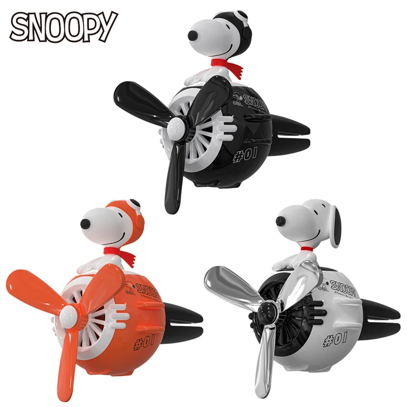 Snoopy Car Air Freshener Aromatherapy Anime Air-Conditioning Outlets Aromatherapy Clip Interior Accessories Air-Freshener Gift