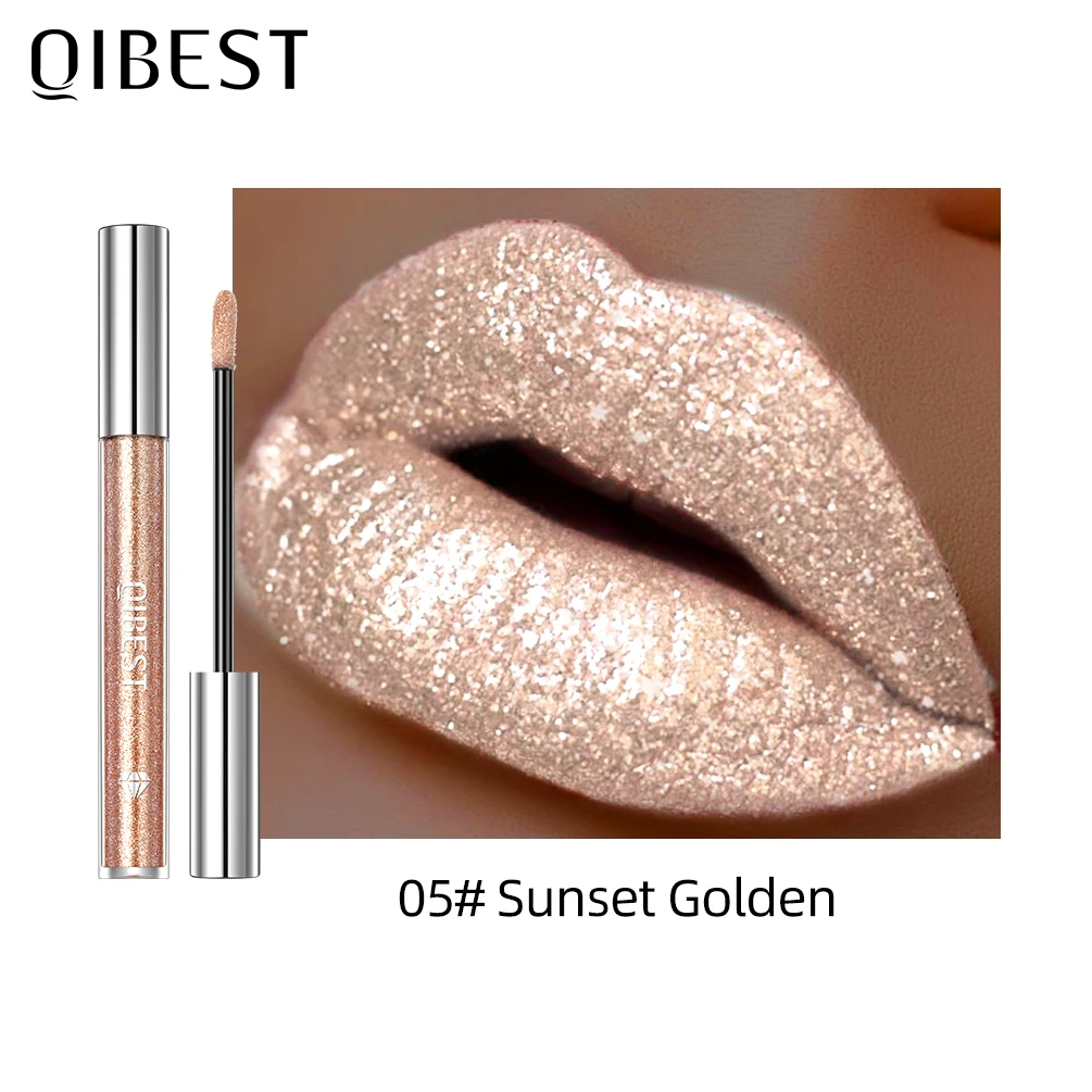 

Glitter Liquid Lipsticks Shimmer Shiny Lipgloss Pearlescent Lip Tint Waterproof Long Lasting Metallic Diamond Lips Glaze Makeup