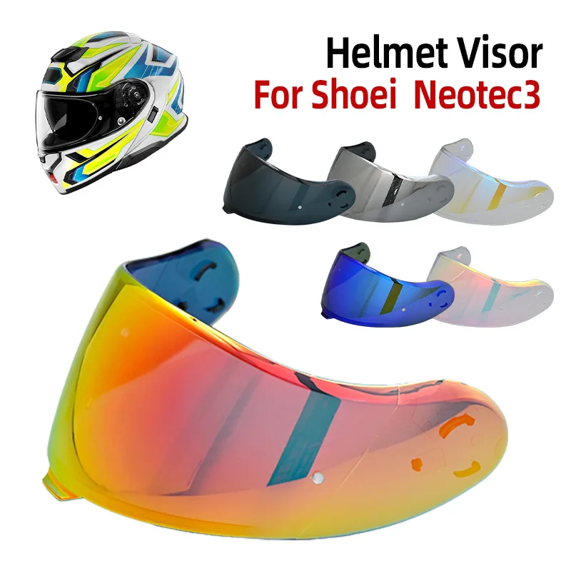 

Neotec 3 CNS-3C Motorcycle Helmet Visor for SHOEI Neotec3 CNS-3C visor Moto Interchangeable High Quality Full Face Replacement
