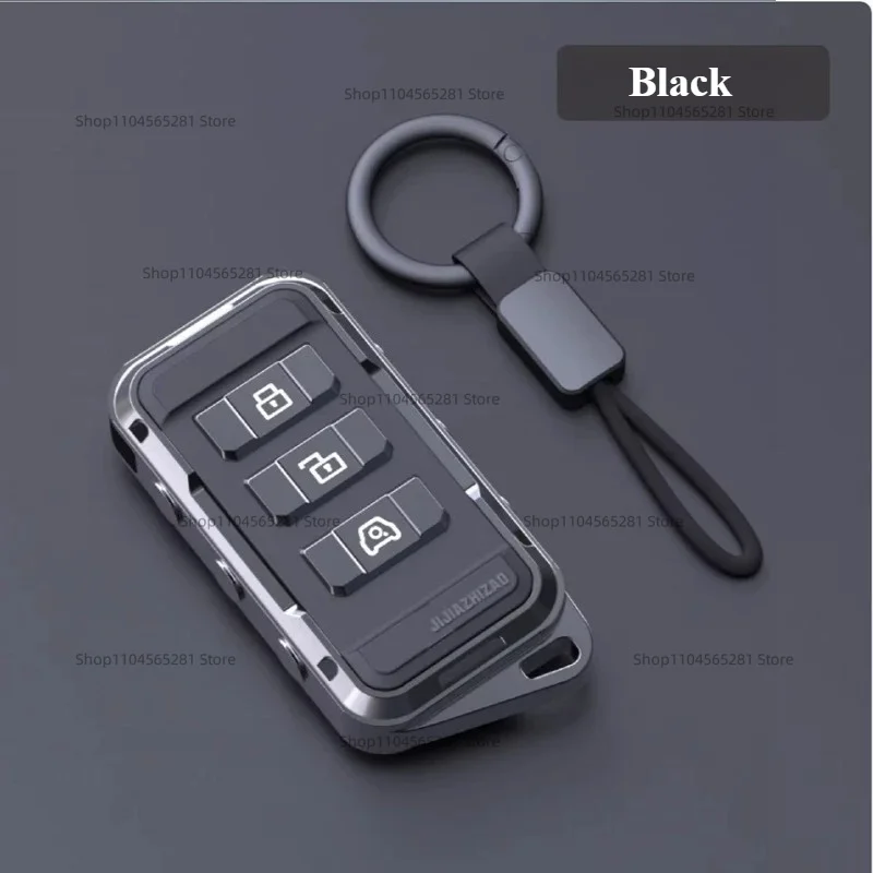 For BAIC Beijing 212 T01 2024-2025 Car Remote Key Fob Cover Full Surround Metal Key Shell Protector Auto Exterior Accessories