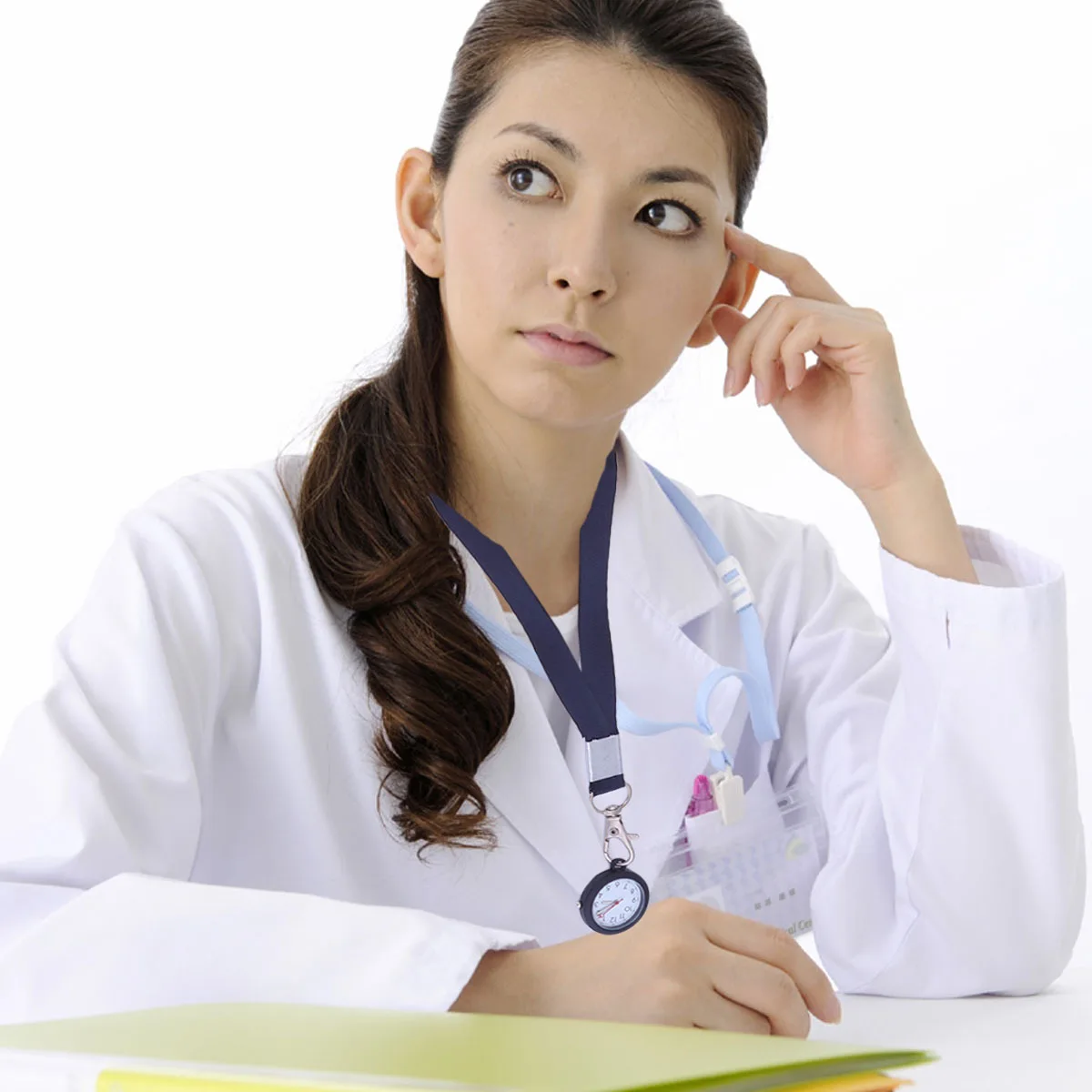 ساعة محمولة من سبيكة طبية للممرضات والأطباء والممرضات الطبية ساعة جيب معلقة هدية #3