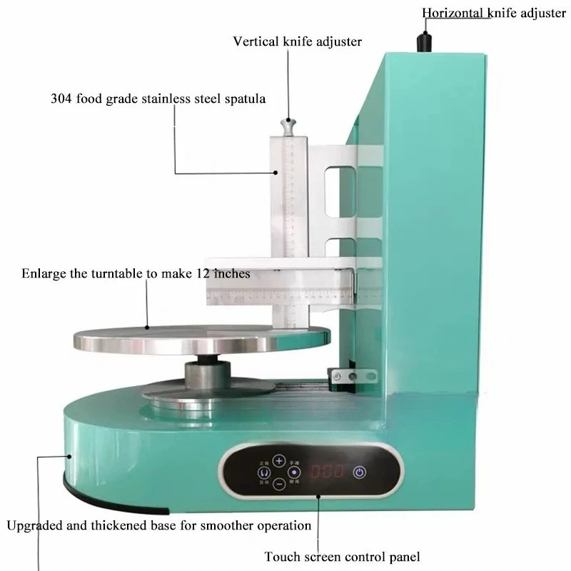 Automatic Birthday Cake Cream Coating Filling Machine Cake Cream Butter Spreading Icing Machine