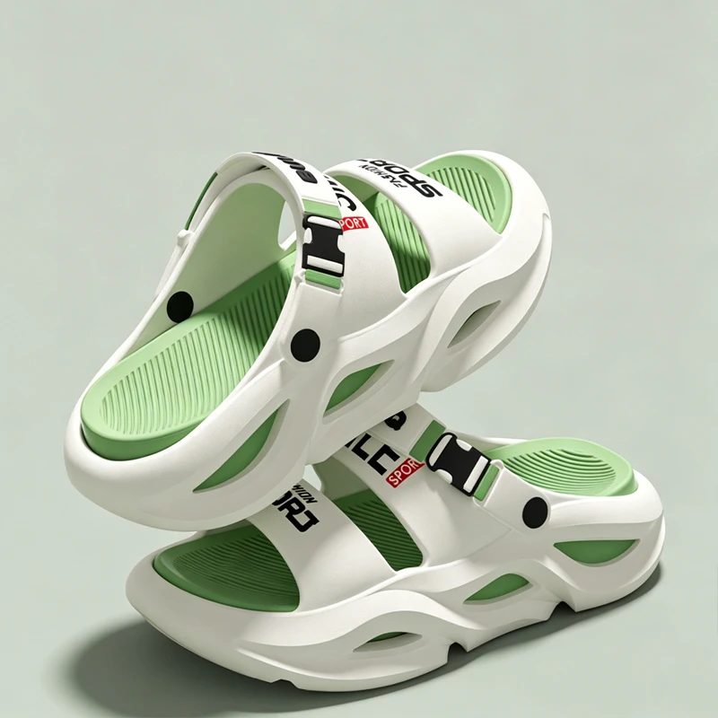 New Beach Poop Feeling Comfortable and Anti-Slip Dual-Purpose Cool Slippers for Men