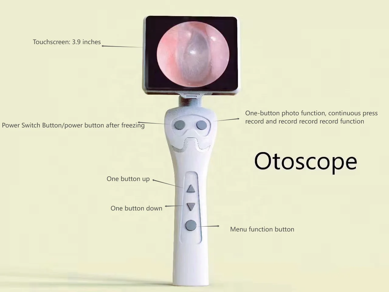 

NEW Portable Hand-held Laryngoscopic Camera System 720P Endoscopic Camera System, the New 3.5-inch Monitor Endoscopic Camera
