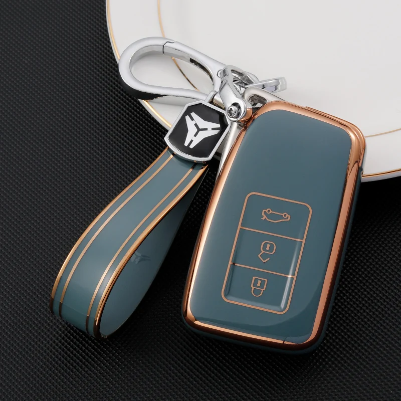 สำหรับ Lexus NX เป็น RX ES GX LX LS UX NX GS 200 260 300 350 NX200 NX300 RX350 ES300 TPU รถ Remote Key กรณีเชลล์ Fob พวงกุญแจ