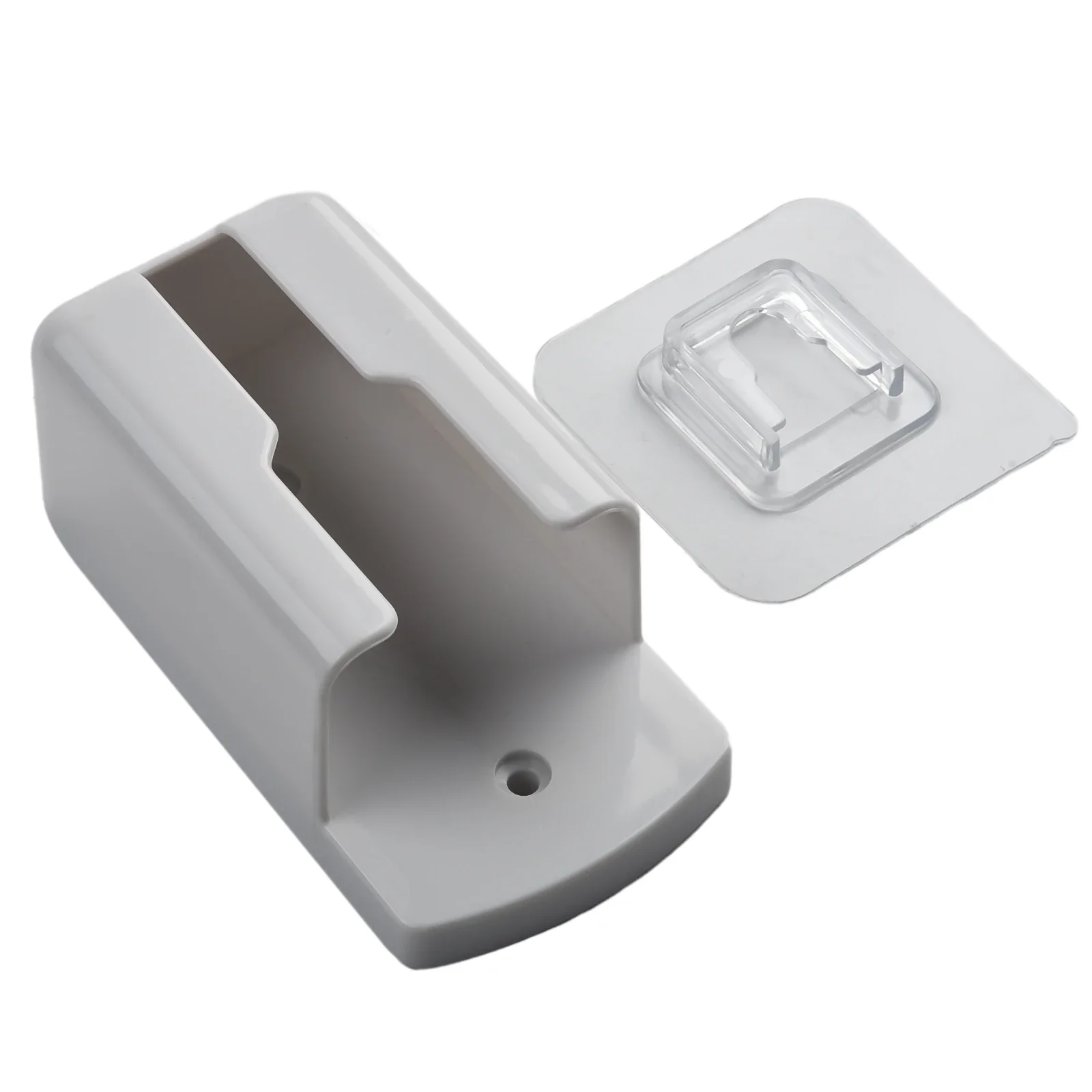 Wall Mount Phone Plug Holder Mobile Phone Charging Stand Air Conditioner TV Remote Control Storage Box Home Storage Holders Rack