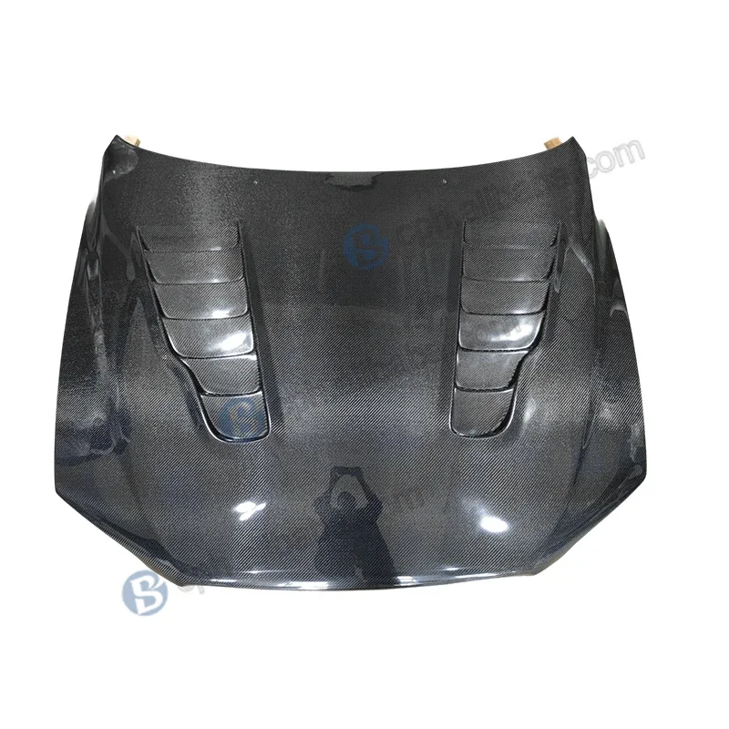 Carbon Upgrade Black Car Front Engine Bonnet Carbon Fiber Hood For Lexus IS200 2004