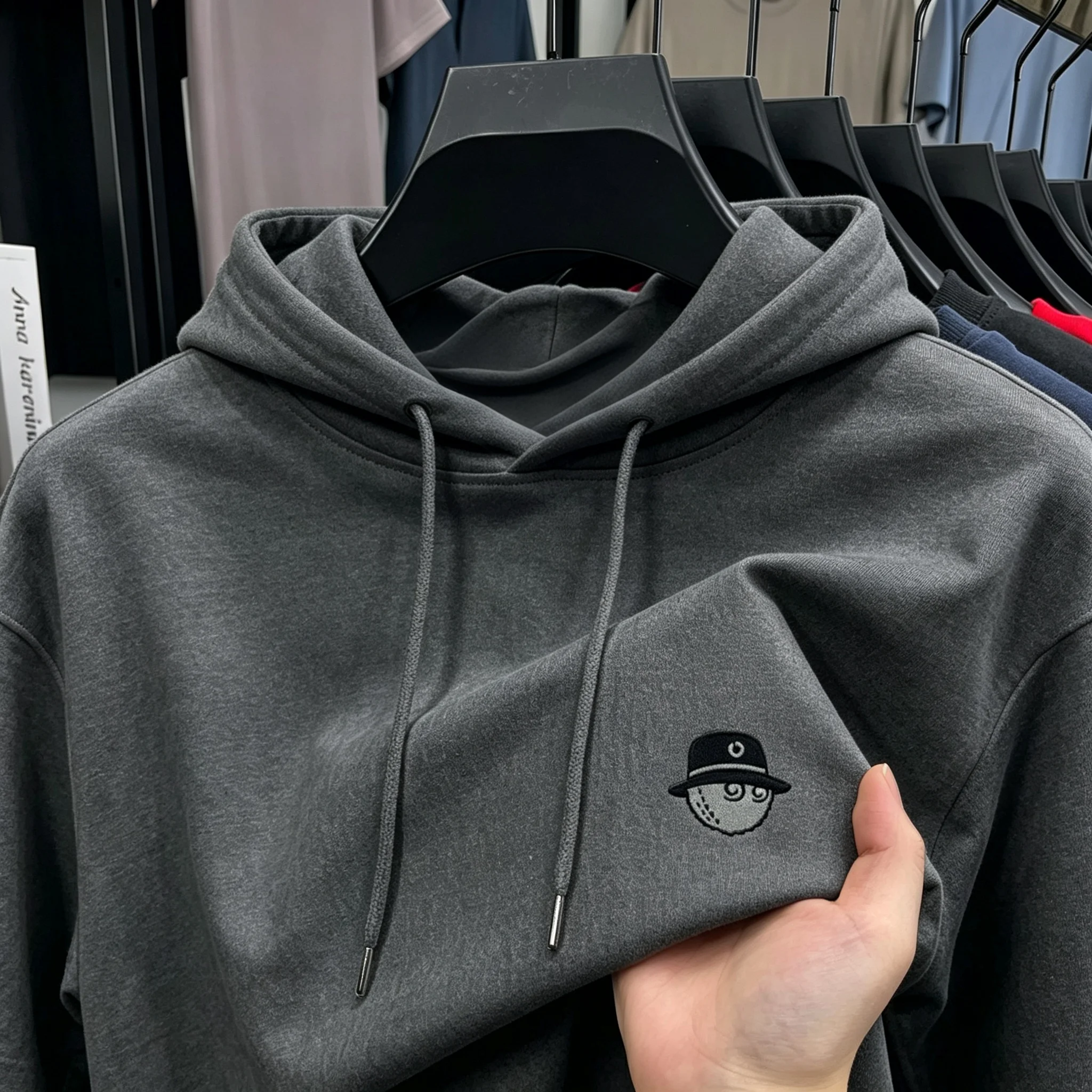 Moletom masculino com capuz de - Streetwear Brand Hoodie avaliação e preço