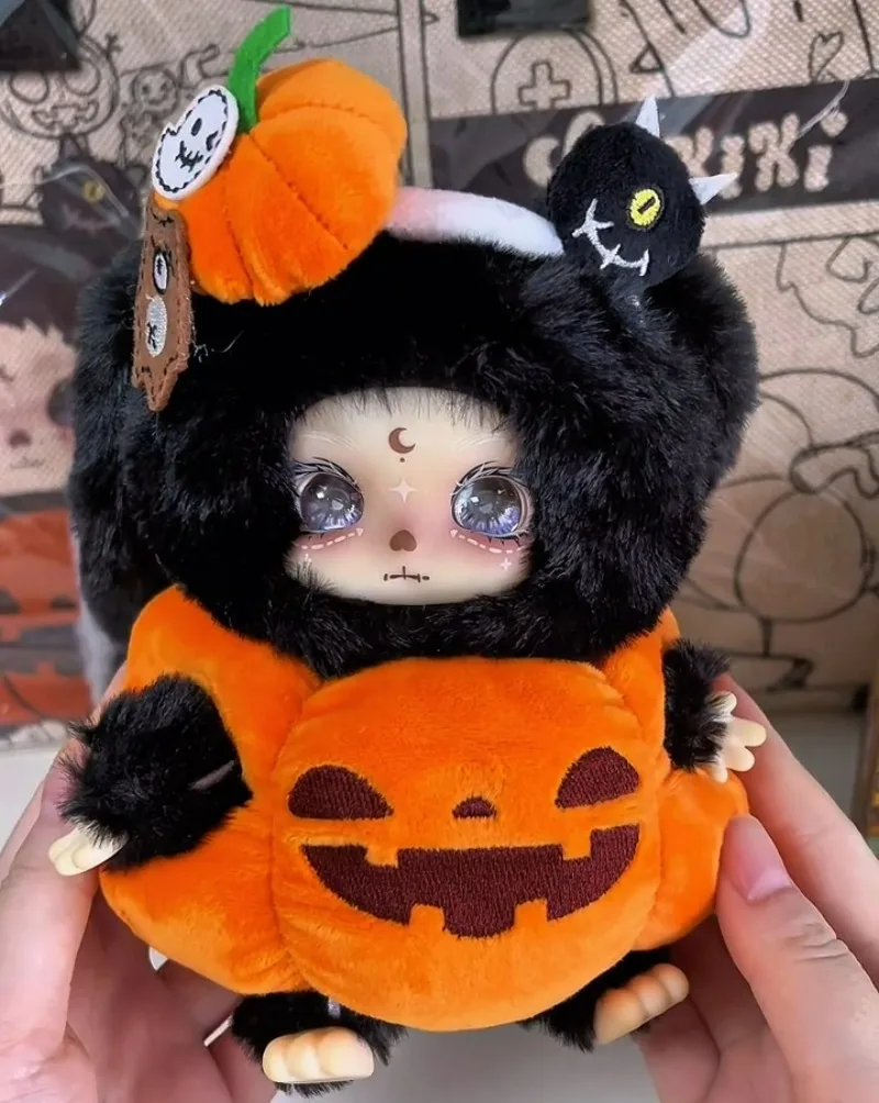 Lokiki Pompoen Schedel Pop Blind Box Laten we samen spelen Pranks Series Mystery Box Action Figure Groothandel Halloween Geschenken Meisjes