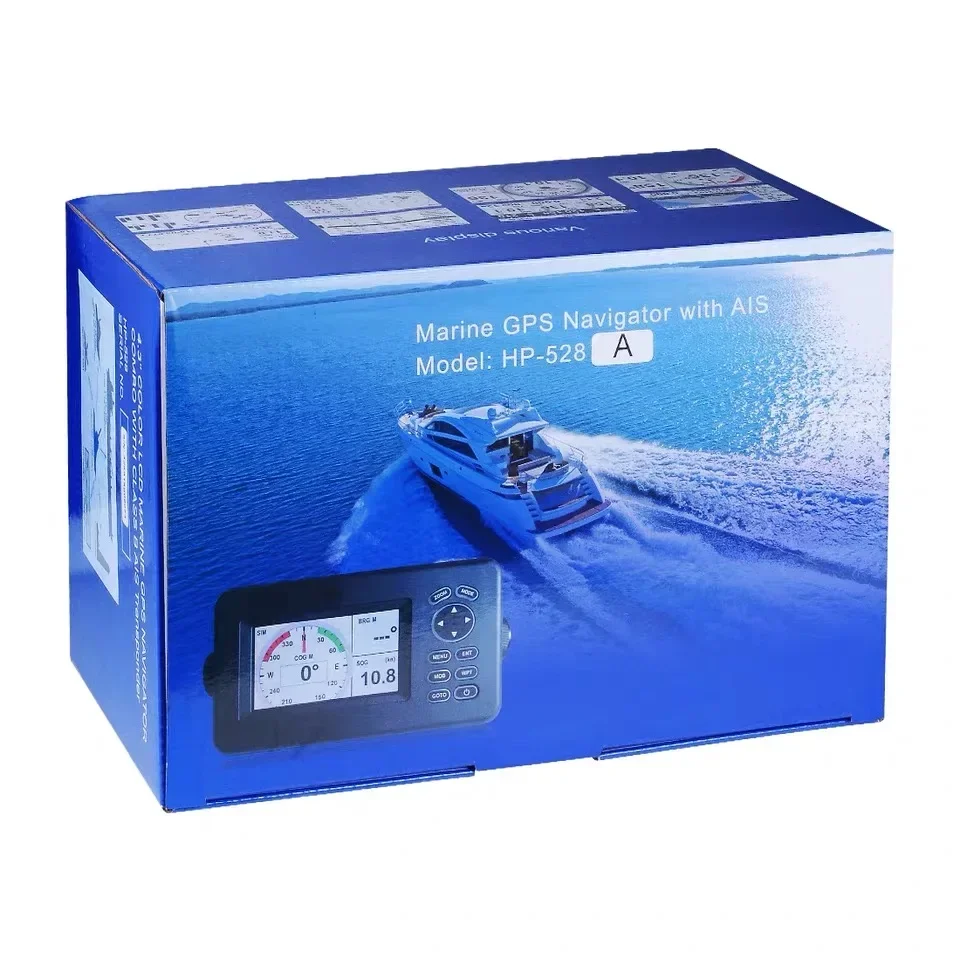 IN STOCK HP-528 Marine Boat Gps Navigator Chart Plotter Sounder radar Stereo Trackers Chart Plotter Antenna Nmea 0183 Alarm Main