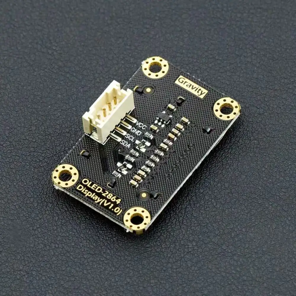 DFRobotGravity: il modulo portatile display I2C OLED-2864 SSD1306 è compatibile con Arduino