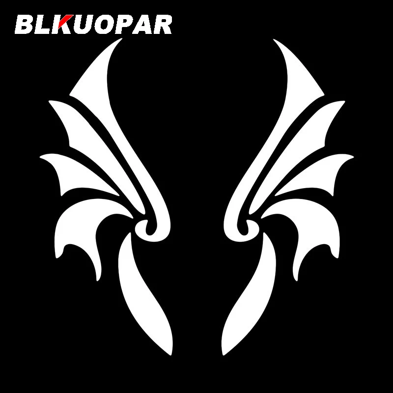 BLKUOPAR Wing Flame Car Sticker Graphics Personality Creative Decal Trunk Refrigerator Surfboard Air Conditioner RV Car Styling