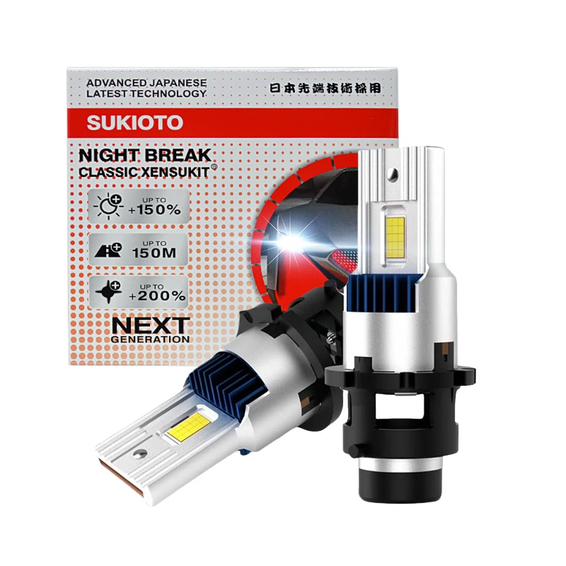 

1 Set D4S Led Bulb 30000LM High Brightness 6500K D2S LED Bulb Plug and Play Xenon HID Replacment Lamp Fit For Subaru Lexus Mazda