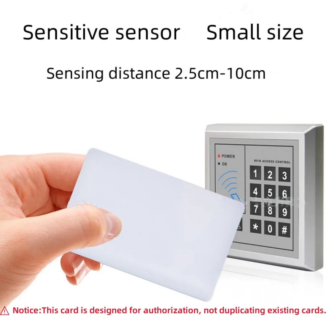 

5 шт. RFID-карты 13,56 МГц, высокочастотные карты MF Classic 1K S50, белые бесконтактные карты для контроля доступа, дверных замков, учета рабочего времени