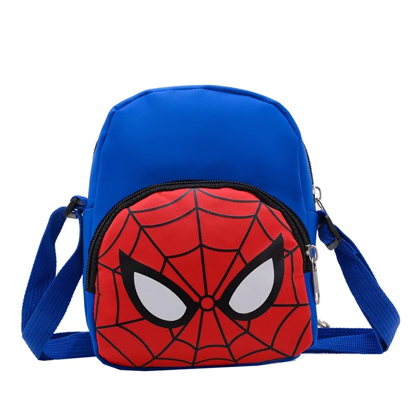 マーベルアニメスパイダーマンショルダーバッグキャプテンアメリカクロスボディバッグスパイダーマンチェストバッグメッセンジャーポーチ小銭入れキッズギフト