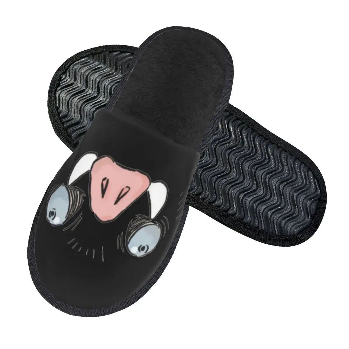 Demons Slayers Furry Slippers Non Slip Soft Memory Foam Slides Living Room