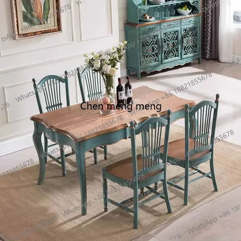 

Стол обеденный в стиле лайт-люкс, уникальный, кавайный, деревянный, для кухни, гостиной, ресторана, современный, в скандинавском стиле, мебель для дома