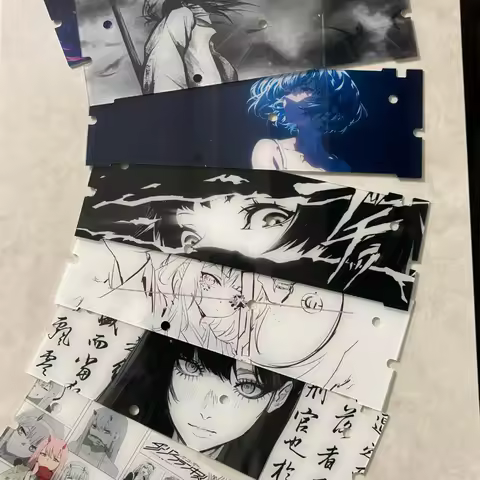 Holly Base Plate Custom Acrylic Anime Pattern Keyboard Plate for Sora60/holy60/mad60/wooting Mechanical Keyboard Case Accessory