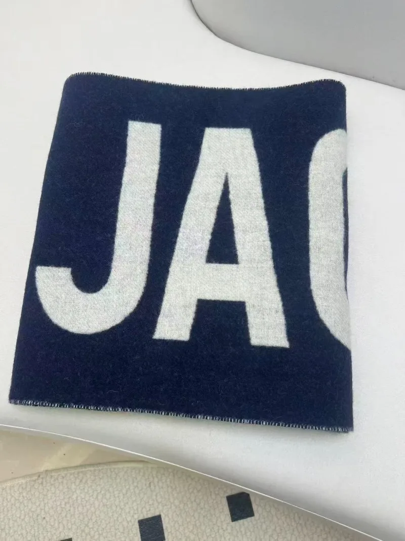 100% 울 여성용 스카프 럭셔리 브랜드 겨울 두꺼운 따뜻한 목도리 레터 고품질 여성 패션 캐시미어 스카프 Y2K