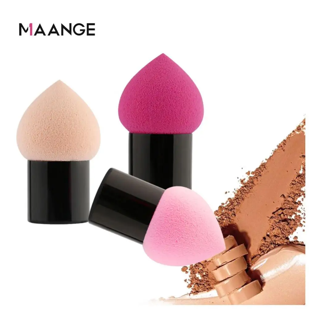 Esponja de maquiagem profissional Pó Puff suave para Fundação Ferramenta cosmética macia bonito Gota de água Acessórios de beleza profissional