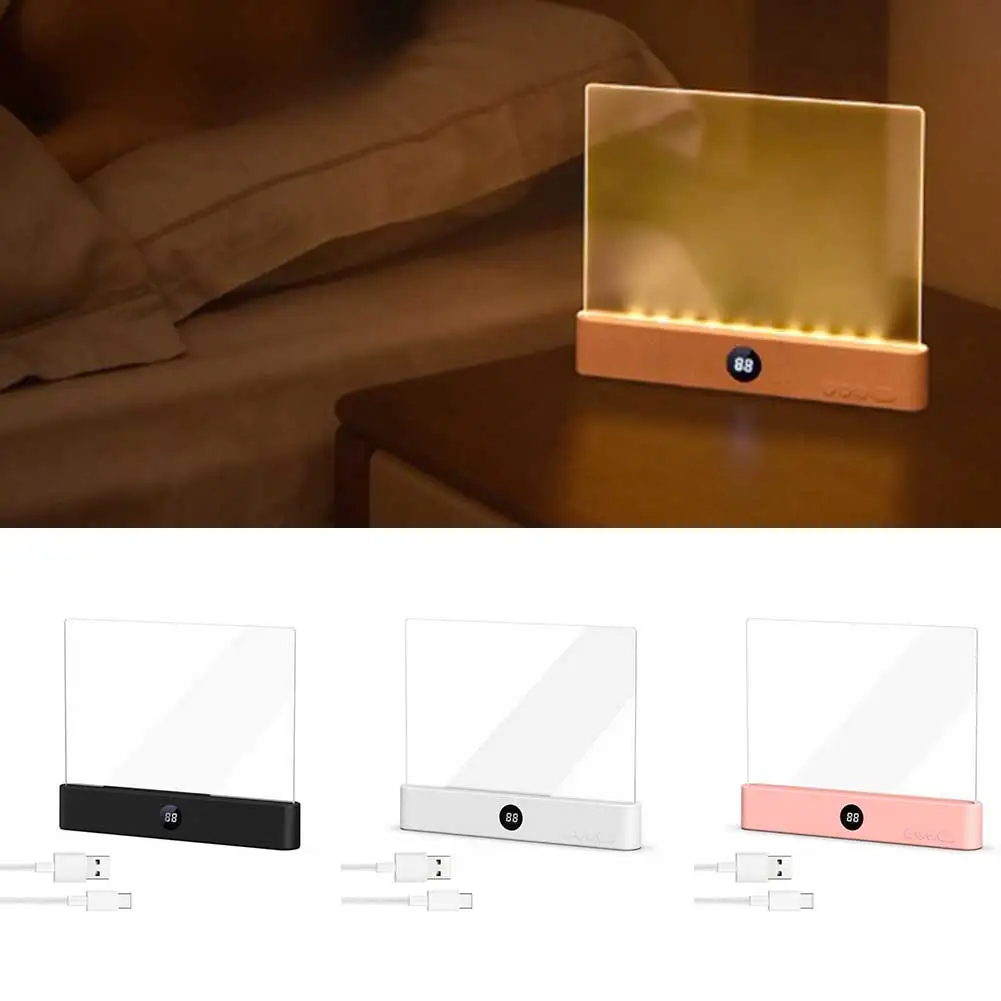 

﻿ Светодиодная плоская панель, лампа для чтения ночного видения, защита глаз, ночная зарядка через USB, перезаряжаемая лампа для чтения для студентов в помещении