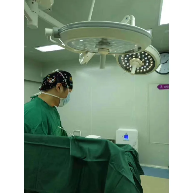 Multifunctional 700+700 Double Dome LED Surgical Lamp Hospital Emergency Shadowless Light