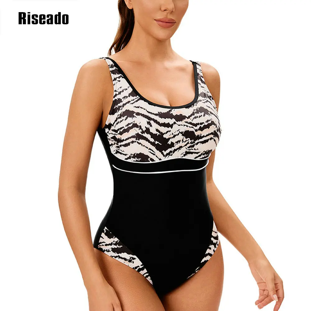 Womens One Piece Swimsuit Athletic Bathing Suits Training Sport Swimwear for Woman