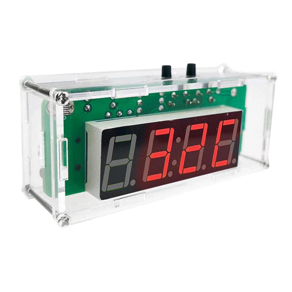 DIY Project Learning DIY Clock Electronic Kit LED Digital Tube Display Date Week Temperature Alarm DS1302 Soldering Assemble